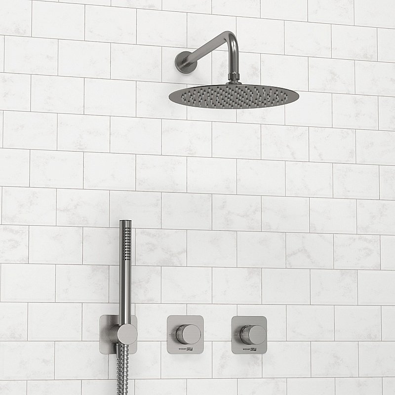 Душевая система WasserKRAFT Tauber 6400 SET2833 никель купить в интернет-магазине сантехники Sanbest