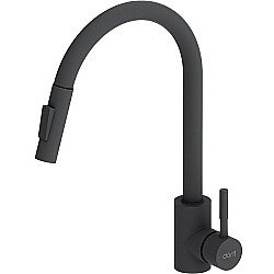 Смеситель для кухни Dorff Logic D3007522 черный матовый купить в интернет-магазине сантехники Sanbest