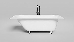 Ванна Salini Ornella AXIS Kit S-Sense 170x80 102414G белая купить в интернет-магазине Sanbest