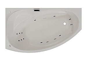 Ванна с гидромассажем Радомир София 169х99 ЛЮКС ХРОМ белая купить в интернет-магазине Sanbest