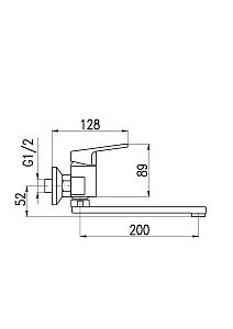 Смеситель для раковины Rav-Slezak COLORADO CO201.5/23CMAT купить в интернет-магазине сантехники Sanbest