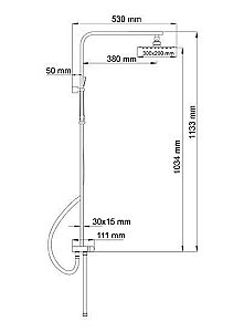 Душевая система WasserKRAFT A042 купить в интернет-магазине сантехники Sanbest