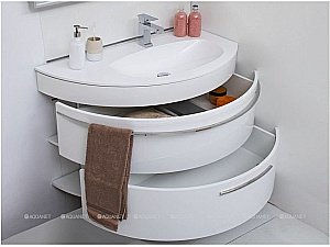 Тумба с раковиной De Aqua Эскалада 186739 100 L/R для ванной в интернет-магазине Sanbest