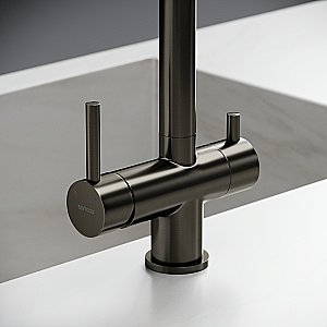 Смеситель для кухни Sancos Foster SC4014GG вороненая сталь купить в интернет-магазине сантехники Sanbest