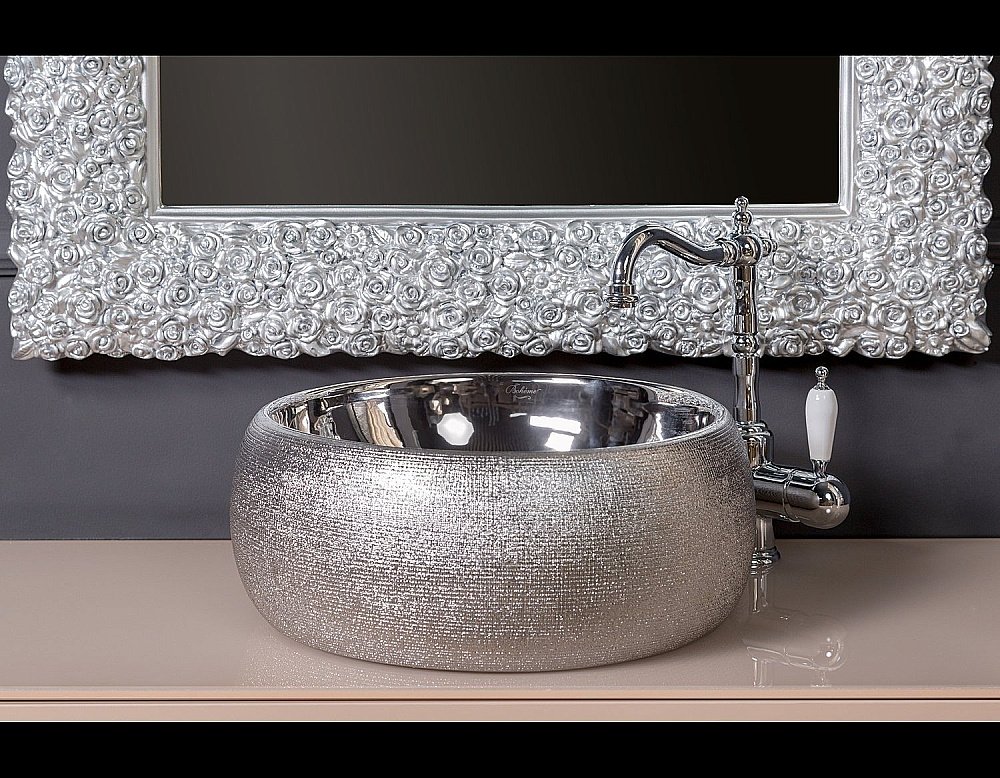 Зеркало Armadi Art Rose серебро 85 в ванную от интернет-магазине сантехники Sanbest