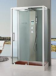 Душевая кабина Acquazzone Helena 120SL-L с паром Левосторонная купить в интернет-магазине сантехники Sanbest