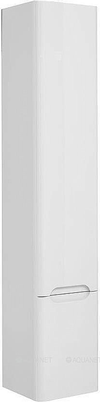 Пенал Aquanet София 207046 35 белый глянец для ванной в интернет-магазине сантехники Sanbest