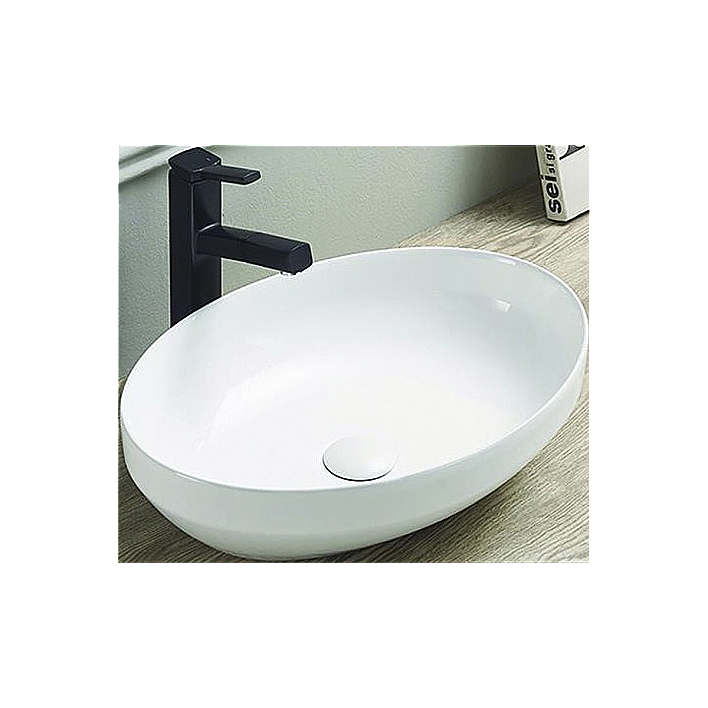 Раковина накладная Ceramalux N 50 78590 белая купить в интернет-магазине Sanbest