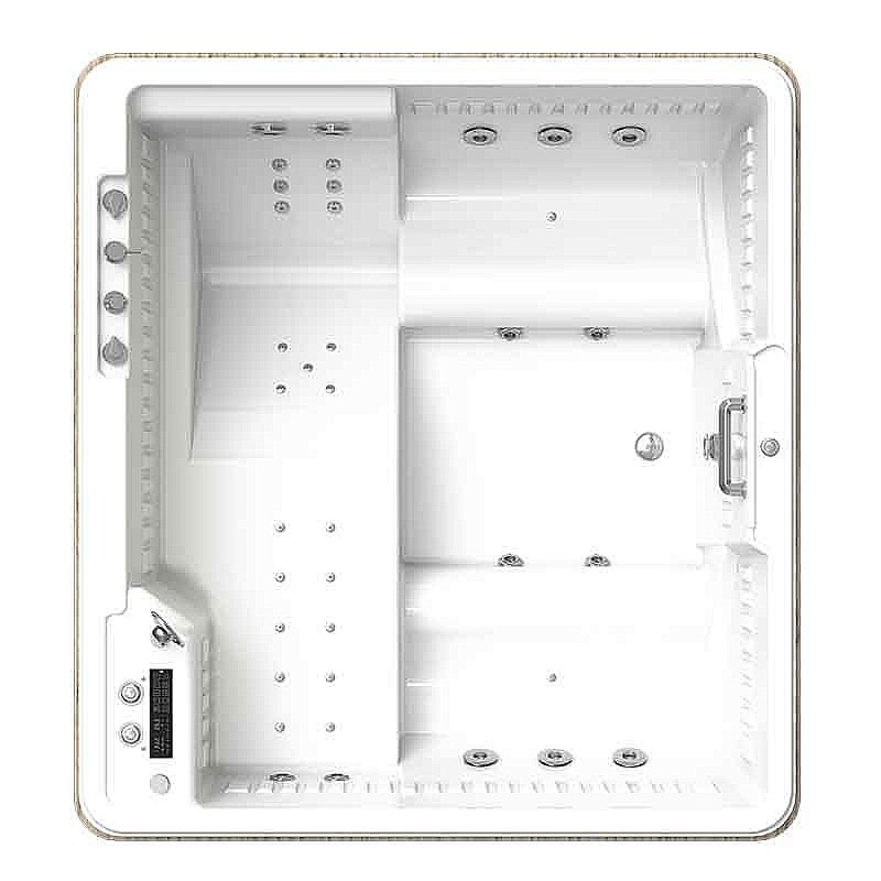 Минибассейн Радомир Цезарь Platinum 188х174 белый купить в интернет-магазине Sanbest