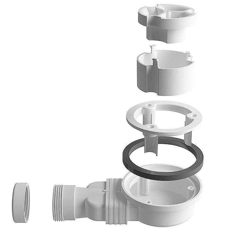 Сифон для поддона Grossman Strong GR-S91 белый купить в интернет-магазине сантехники Sanbest
