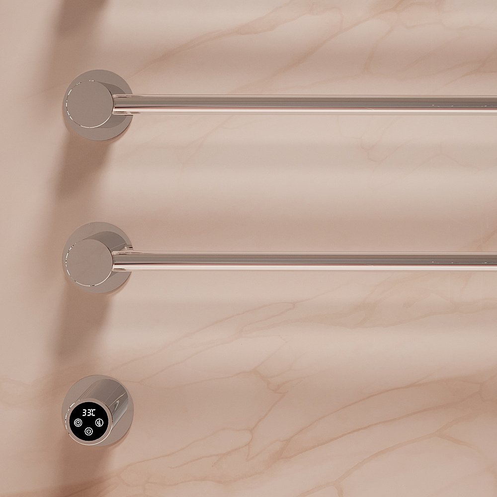 Полотенцесушитель электрический Vincea VTD-2H1CH хром, таймер купить в интернет-магазине сантехники Sanbest