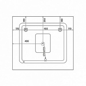 Зеркало Iddis Zodiac 80 ZOD8000i98 белое в ванную от интернет-магазине сантехники Sanbest