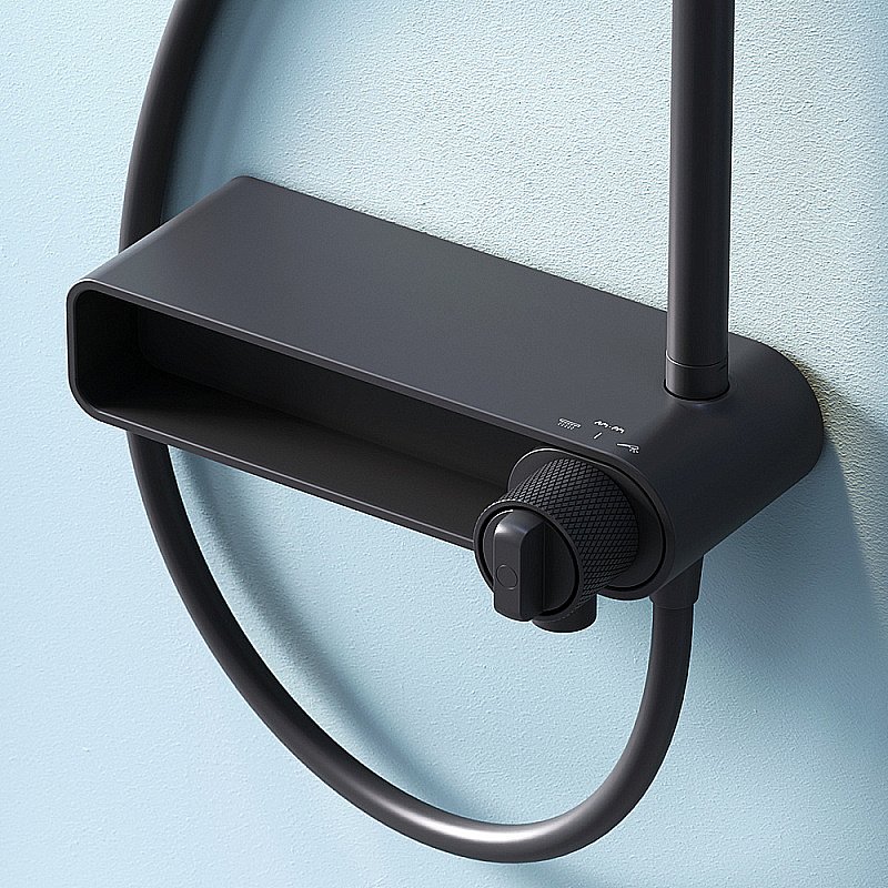 Душевая система AM.PM X-Joy F0785A722 черная купить в интернет-магазине сантехники Sanbest