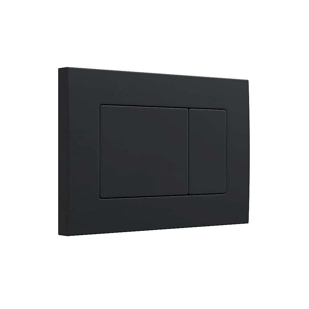 Кнопка для инсталляции BERGES ATOM 049225 черная SoftTouch купить в интернет-магазине сантехники Sanbest