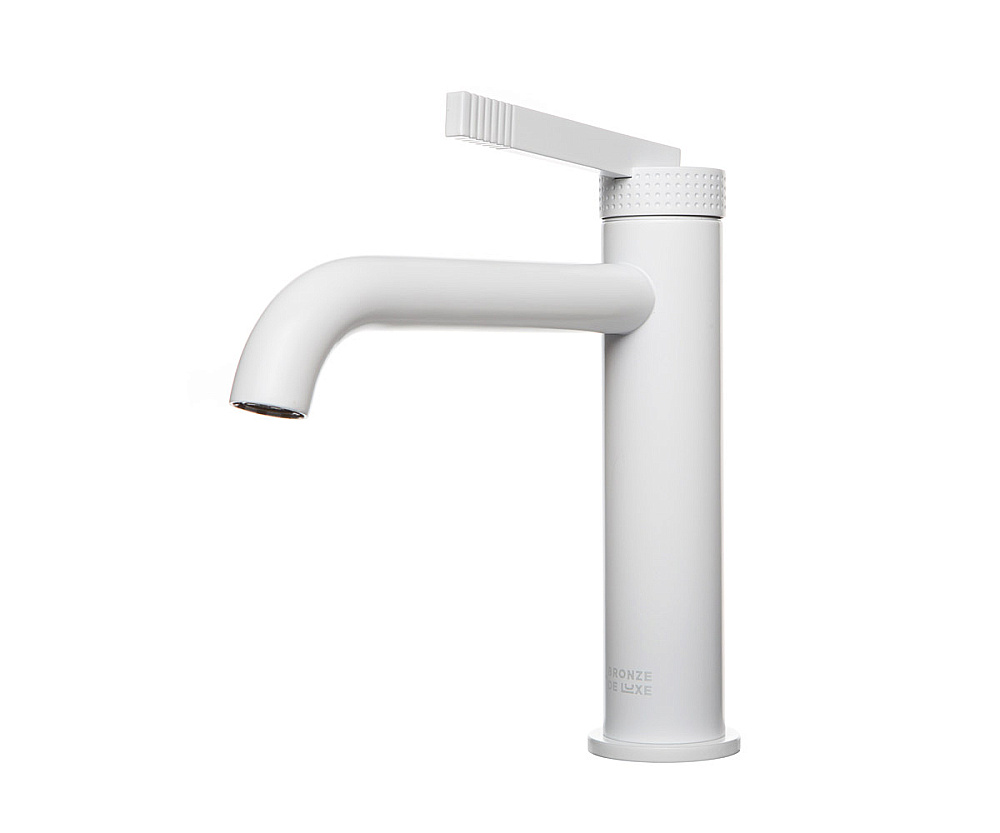 Смеситель для раковины Bronze de Luxe OMG! 9009W белый матовый купить в интернет-магазине сантехники Sanbest