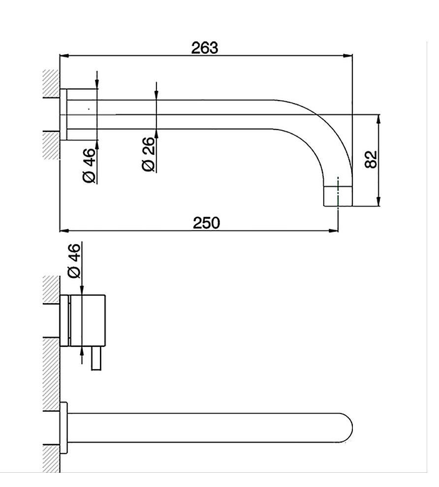 Смеситель для раковины Cisal LESS NEW LN01351140 купить в интернет-магазине сантехники Sanbest