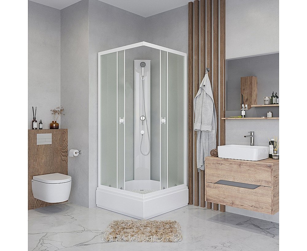 Душевая кабина Niagara Promo P90/26Q/MT/BK 90х90 купить в интернет-магазине Sanbest