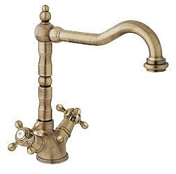 Смеситель для раковины Cezares GOLF-LS2-02 бронза купить в интернет-магазине сантехники Sanbest