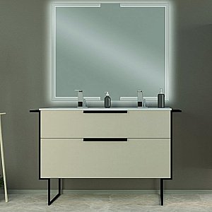 Тумба с раковиной Cezares URBAN 120 55162 120 Spatolato bianco для ванной в интернет-магазине Sanbest