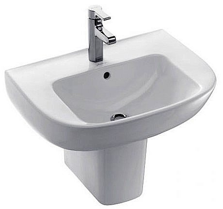 Раковина с полупьедесталом Jacob Delafon ODEON UP 60 E4700-00/18566W-00 белая купить в интернет-магазине Sanbest