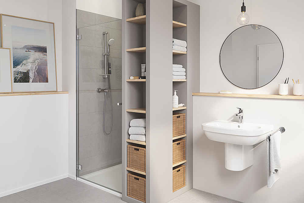 Смеситель для раковины GROHE Eurosmart 23967003 хром купить в интернет-магазине сантехники Sanbest