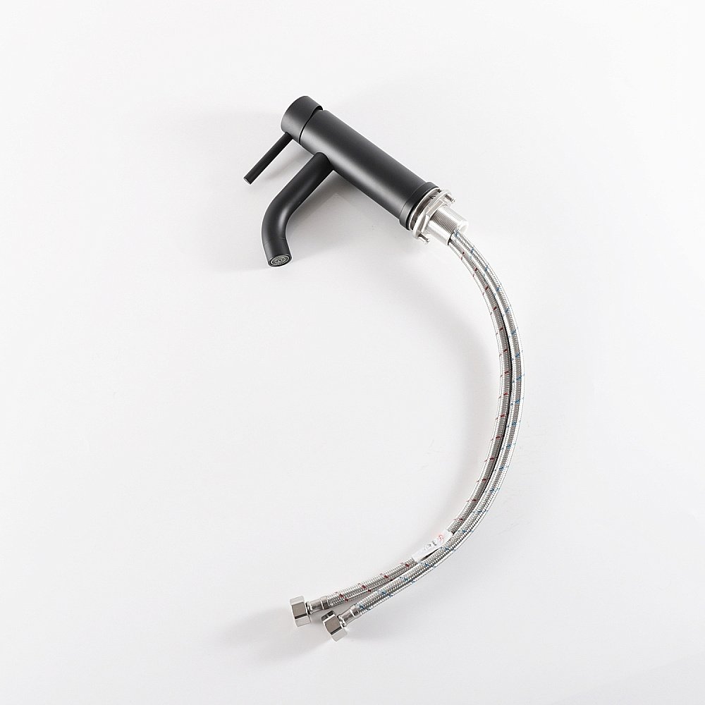 Смеситель для раковины Gid Inga SS096-BM-K черный матовый купить в интернет-магазине сантехники Sanbest