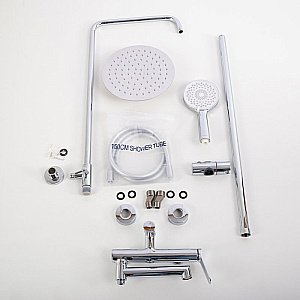 Душевая система BelBagno UNIQUE-VSCM-CRM хром купить в интернет-магазине сантехники Sanbest