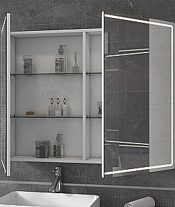 Зеркальный шкаф VIGO Geometry zsh.GEO.100.El купить в интернет-магазине сантехники Sanbest