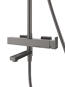 Душевая система Cezares SLIDER CVD-GM оружейная сталь купить в интернет-магазине сантехники Sanbest