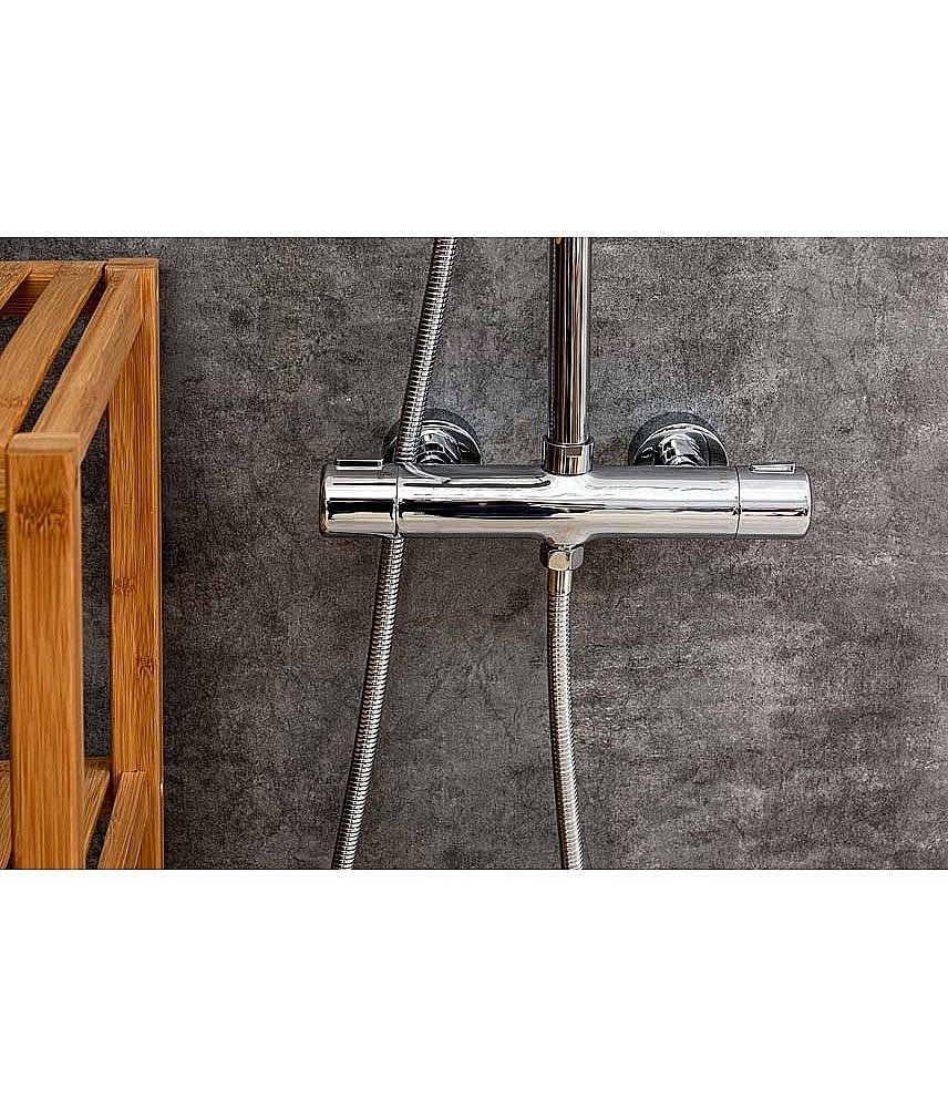 Душевая система Agger Thermo A2451200 хром купить в интернет-магазине сантехники Sanbest