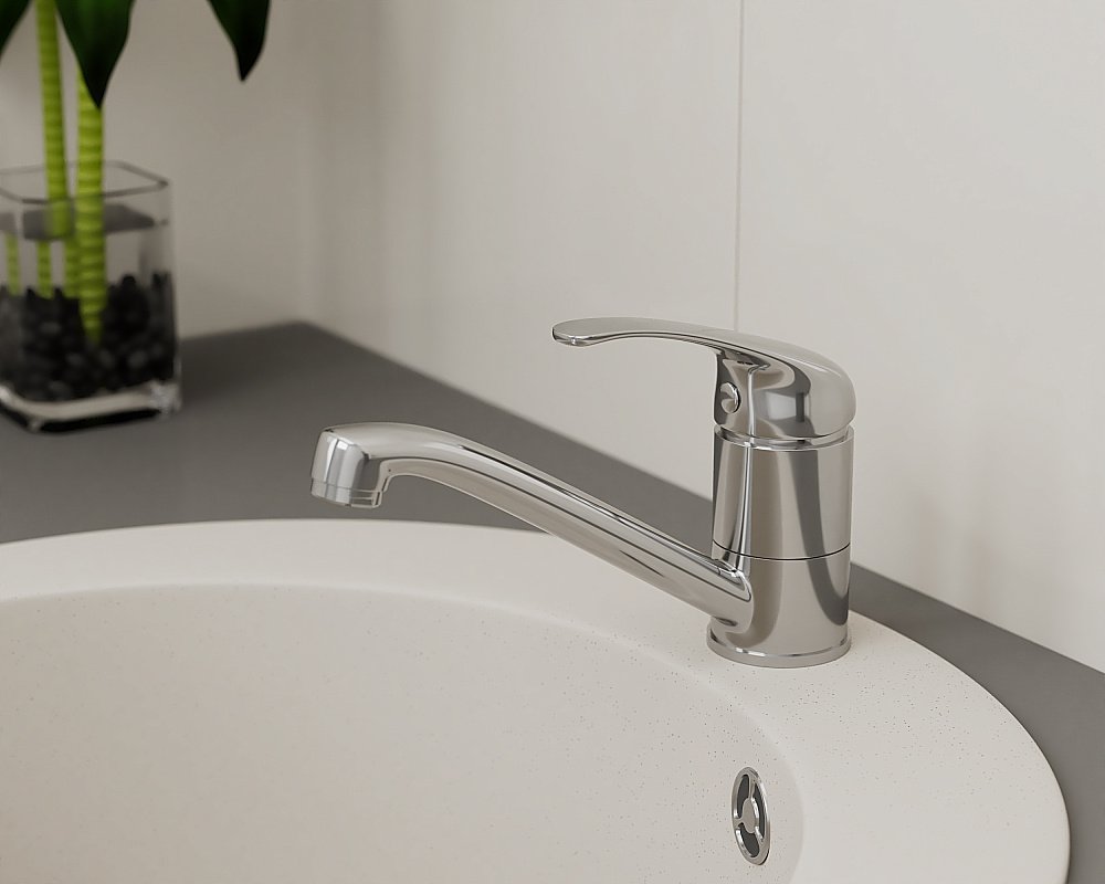 Смеситель для кухни Rush Vrangel VR7114-26 хром купить в интернет-магазине сантехники Sanbest