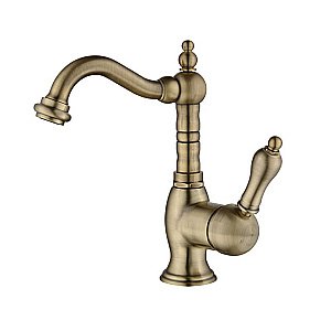 Смеситель для раковины Caprigo Adria Uno Metal 02M-524-vot бронза купить в интернет-магазине сантехники Sanbest