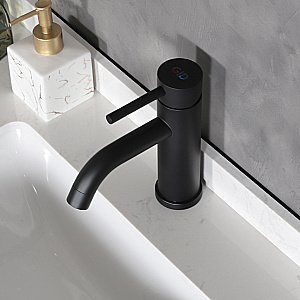 Смеситель для раковины Gid Inga SS096-BM-K черный матовый купить в интернет-магазине сантехники Sanbest