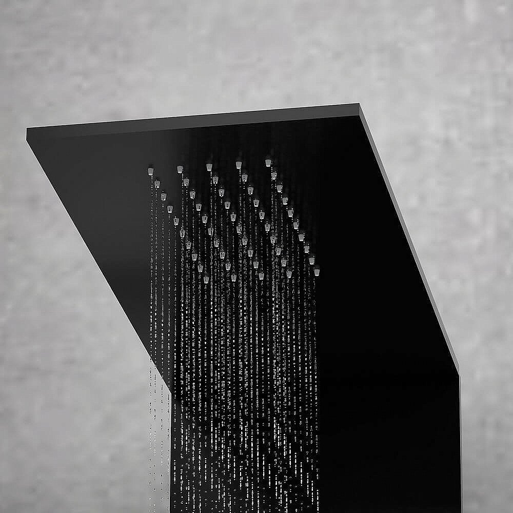 Душевая кабина Black&White GALAXY G8701 90x90 черный/прозрачный купить в интернет-магазине Sanbest