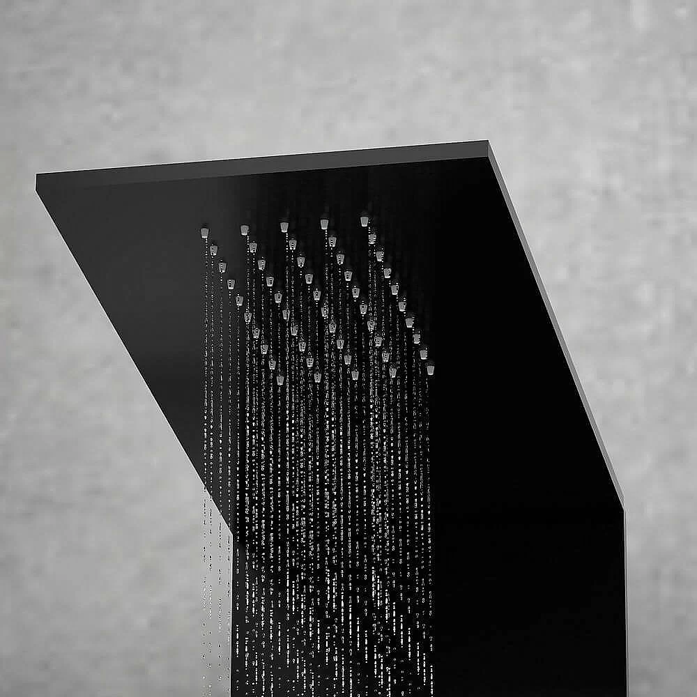 Душевая кабина Black&White GALAXY G8701 90x90 черный/прозрачный купить в интернет-магазине Sanbest