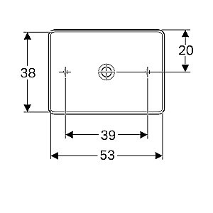 Раковина накладная Geberit VariForm 500.779.01.2 белая купить в интернет-магазине Sanbest