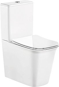 Унитаз-компакт CeruttiSpa Arno 1222A безободковый, с бачком, с крышкой микролифт купить в интернет-магазине Sanbest