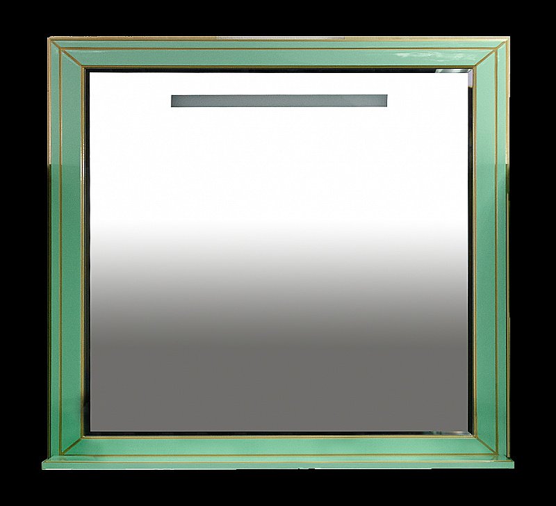 Зеркало Misty Vena 89x100 салатовая/ патина в ванную от интернет-магазине сантехники Sanbest
