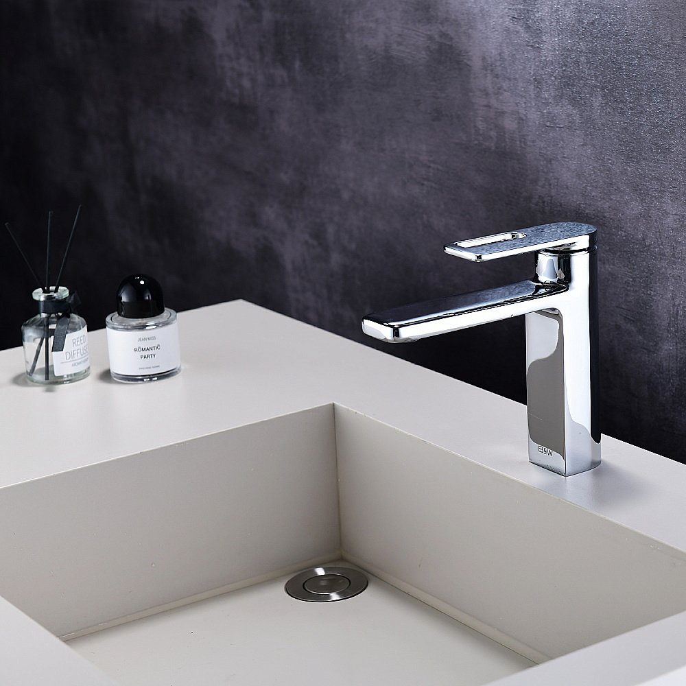 Смеситель для раковины Black&white Gravity GF-7103-С хром купить в интернет-магазине сантехники Sanbest