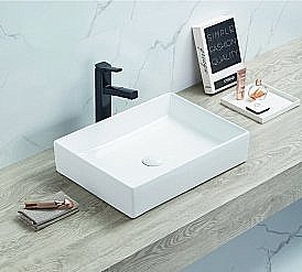 Раковина накладная Art&Max 50 AM-78570B-50 белая купить в интернет-магазине Sanbest