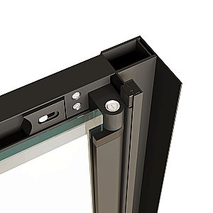 Душевой уголок RGW Passage PA-142B 060814209-14 100x90 стекло прозрачное/профиль черный купить в интернет-магазине Sanbest