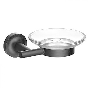 Мыльница с держателем WONZON & WOGHAN SIMPLE, Темный графит (WW-6522-BGM) купить в интернет-магазине сантехники Sanbest