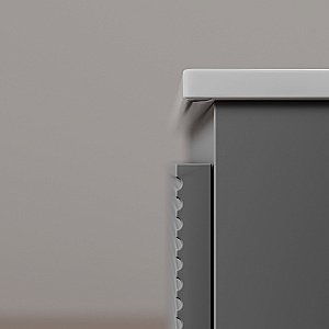 Тумба с раковиной Sancos Folk 100 FL100 Ergraut soft левая/правая для ванной в интернет-магазине Sanbest