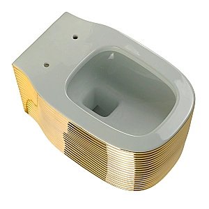 Унитаз подвесной Migliore MARE 32053 золото купить в интернет-магазине Sanbest