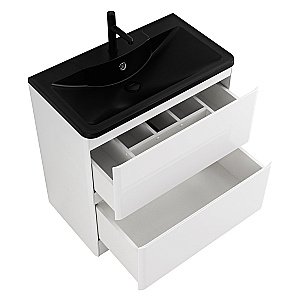 Тумба с раковиной BelBagno ALBANO 80 напольная Bianco Lucido для ванной в интернет-магазине Sanbest