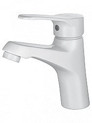 Смеситель для раковины WONZON & WOGHAND WW-A40212-MW белый матовый купить в интернет-магазине сантехники Sanbest