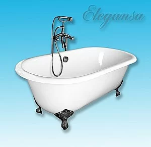 Ванна чугунная Elegansa Gretta V0000047 170x75 белая купить в интернет-магазине Sanbest