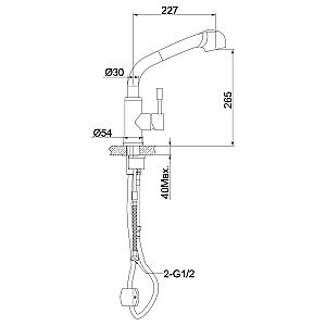 Смеситель для кухни Lemark Expert LM5076S купить в интернет-магазине сантехники Sanbest