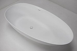 Ванна ABBER Stein AS9611NM-1.7 170x80 белая матовая купить в интернет-магазине Sanbest