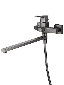 Смеситель для ванны WONZON & WOGHAND FLEX, Темный графит (WW-639906-BGM) купить в интернет-магазине сантехники Sanbest